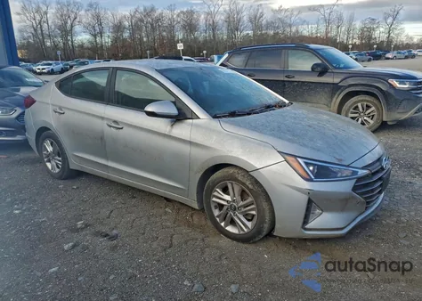 2019 Hyundai Elantra Sel z USA, uszkodzony, nr VIN KMHD84LFXKU746643